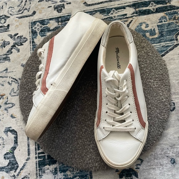 Madewell Women’s Men’s Unisex Sidewalk Low-Top Sneakers in Leather - Picture 4 of 6